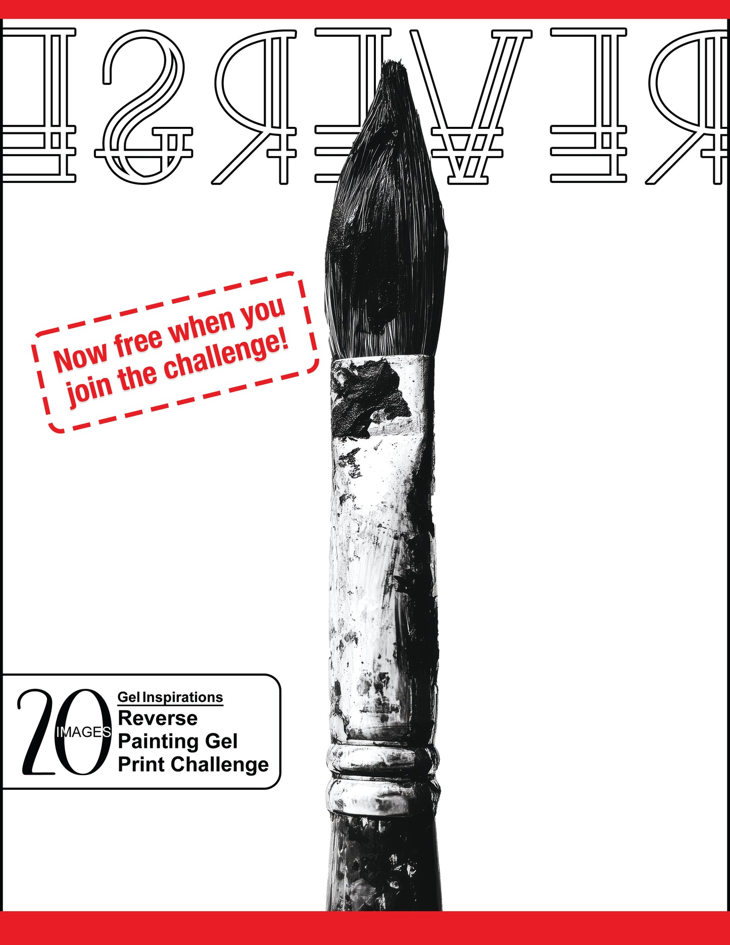 The Reverse Painting Gel Print Challenge Bundle