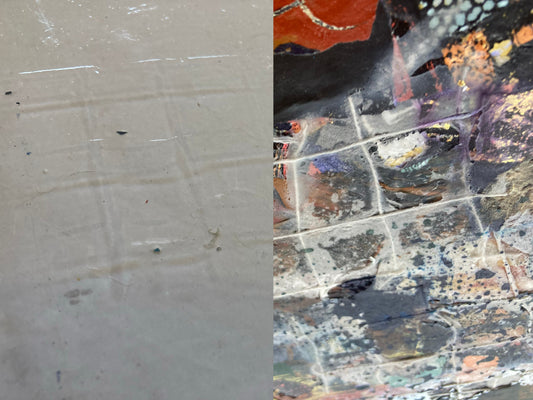 Fixing A Damaged Gel Plate with Humor
