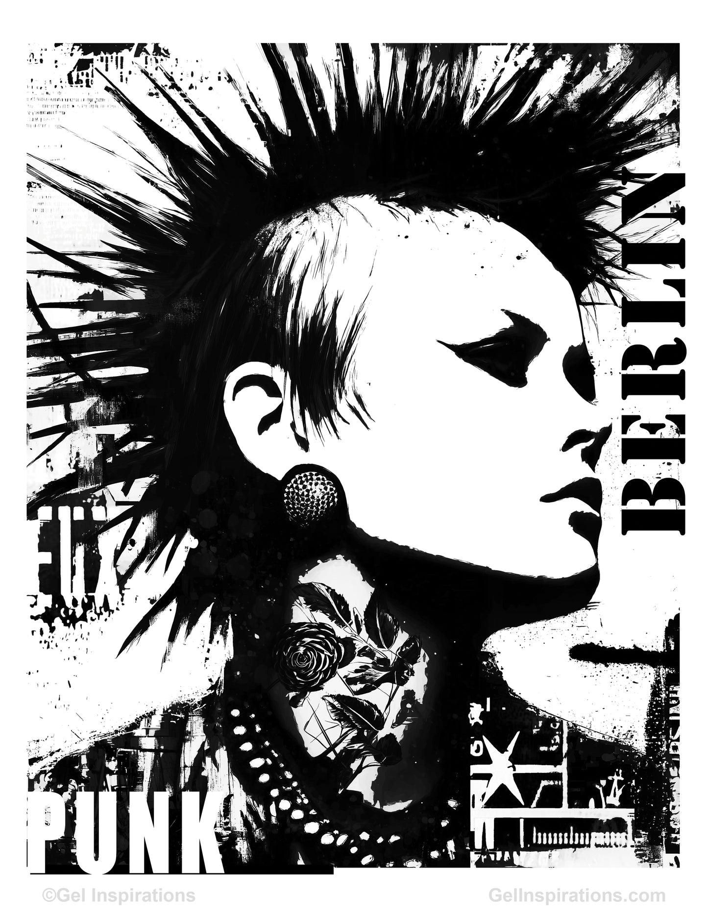 Friday Freebies - Punk Rose