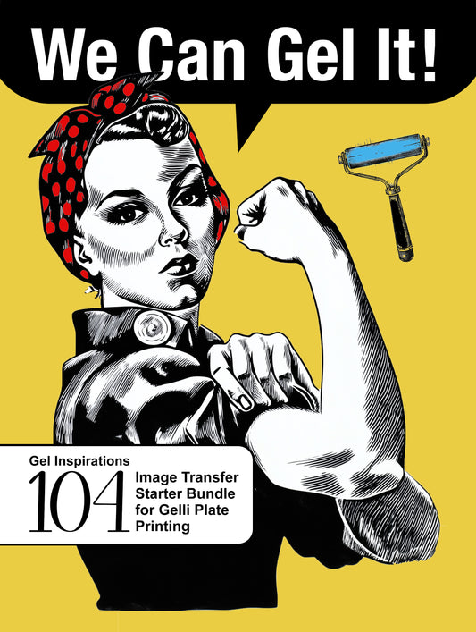 104 Image Transfers Starter Bundle for Gelli Plate Printing