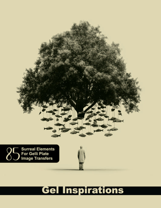 85 Surreal Elements for Gelli Plate Image Transfers