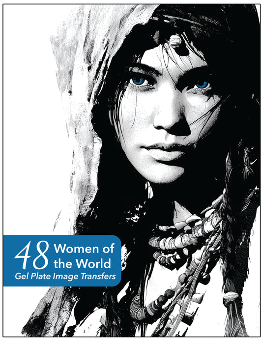 48 Women of the World – Image Transfer Bundle for Gel Printing